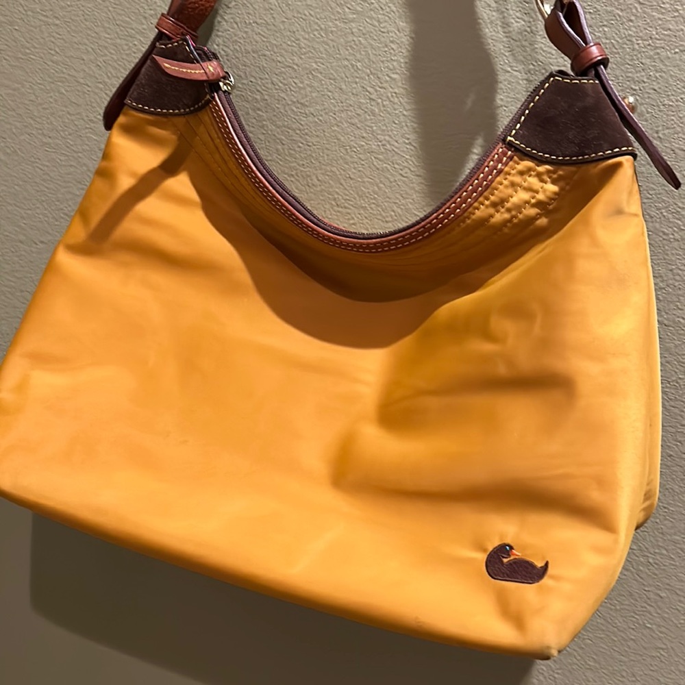 DOONEY & BOURKE -Mustard/pink bag